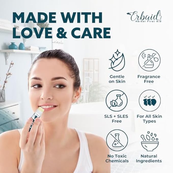 Erbaid BEEF TALLOW LIP BALM  NATURAL TALLOW BEESWAX CHAPSTICK  HYDRATING MOISTURIZER GRASS FED BISON TALLOW BALM LIP CARE  SOOTHES CHAPPED, DRY LIPS, SENSITIVE SKIN  LONG LASTING & VITAMIN RICH USA-MADE - Image 3
